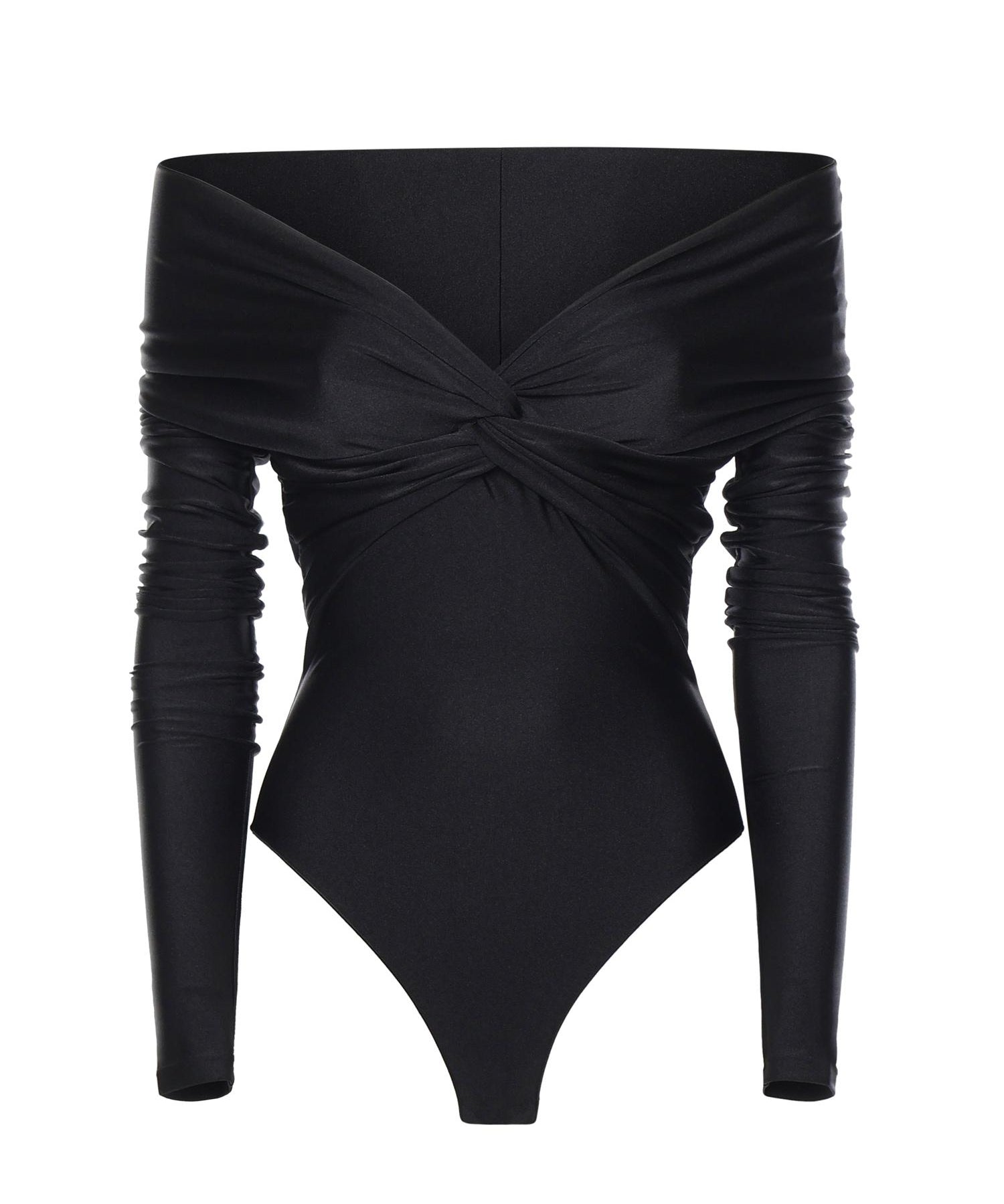 Body Kendall in lycra lucida T190714A TJP062BLACK THE ANDAMANE 