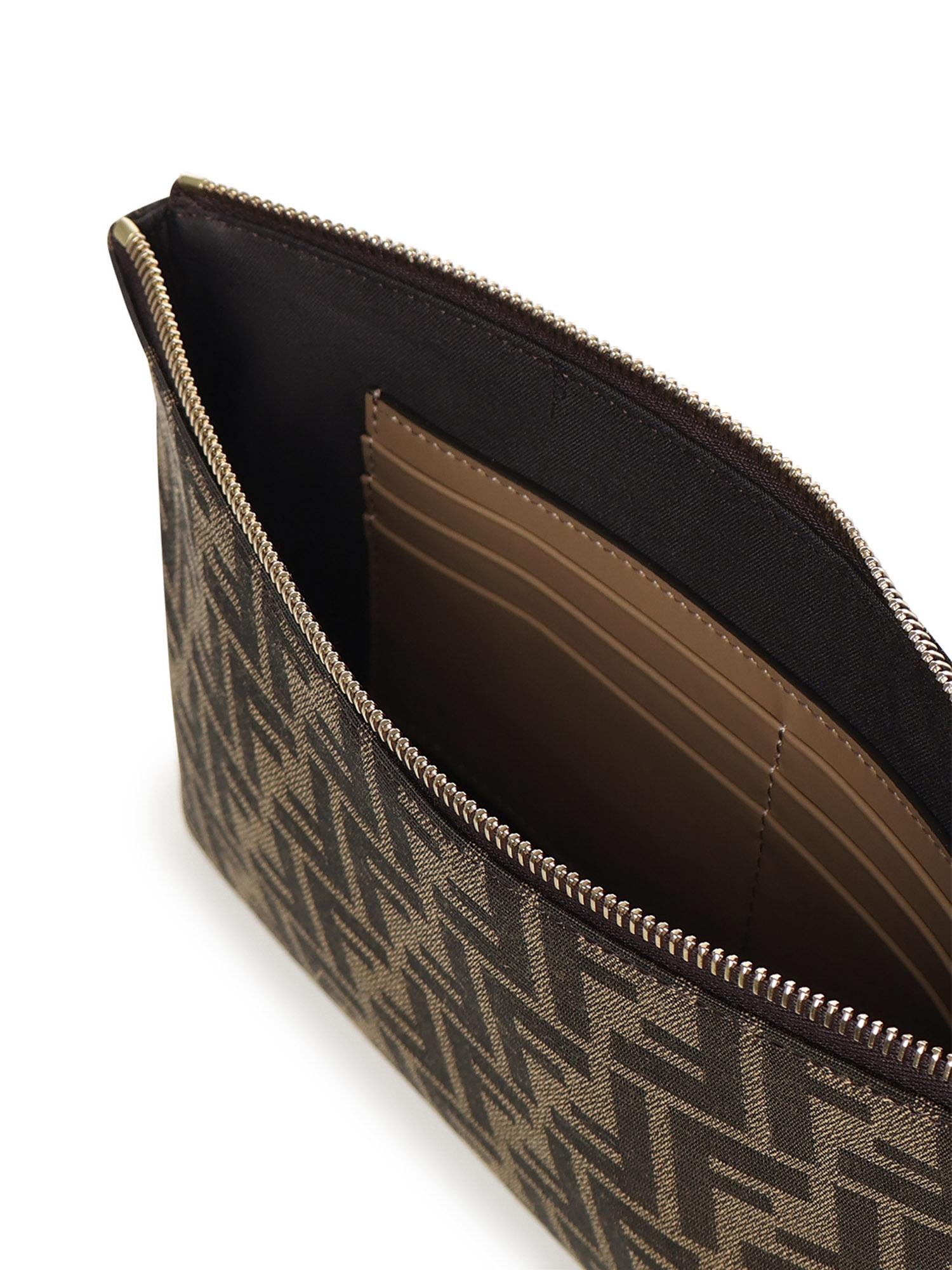 Pouch Piatta Medium Baguette FF jacquard 8N0149 AD23F1GE3 FENDI 