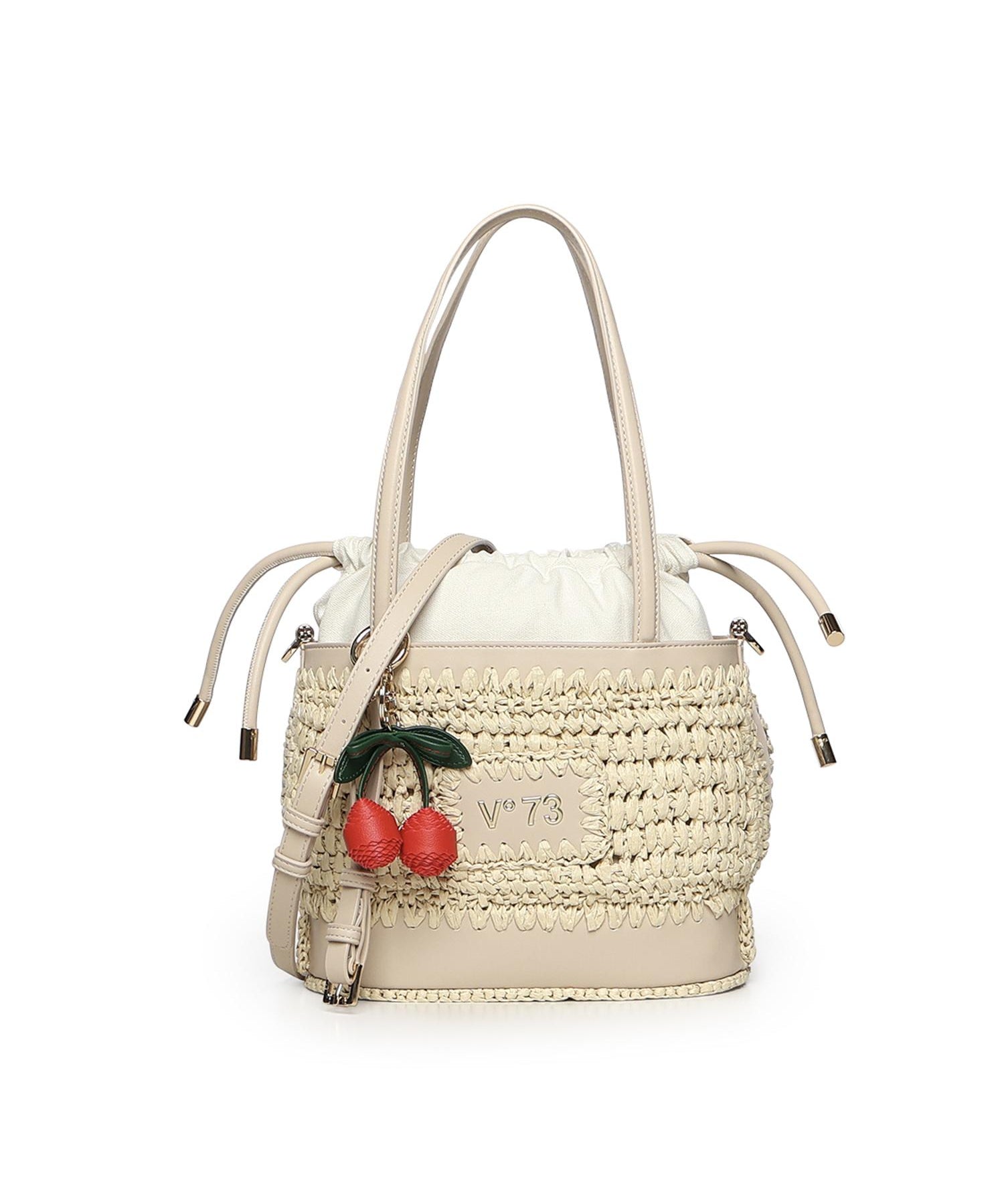 Borsa Alisya con logo 73BS9M303 ALISYAOFF WHITE V° 73 