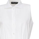 Vestito chemisier Lily in cotone AUS5LILYW WHITE ALBERTO AUDENINO 