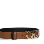Cintura Gancini in pelle<BR/> 23A564 674471532 FERRAGAMO 