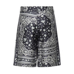 Pantaloncini in seta con stampa FB1014 AUVQF0U6K FENDI 
