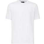 T-shirt girocollo in cotone AIGUE -BIANCO GIULIANO GALIANO 