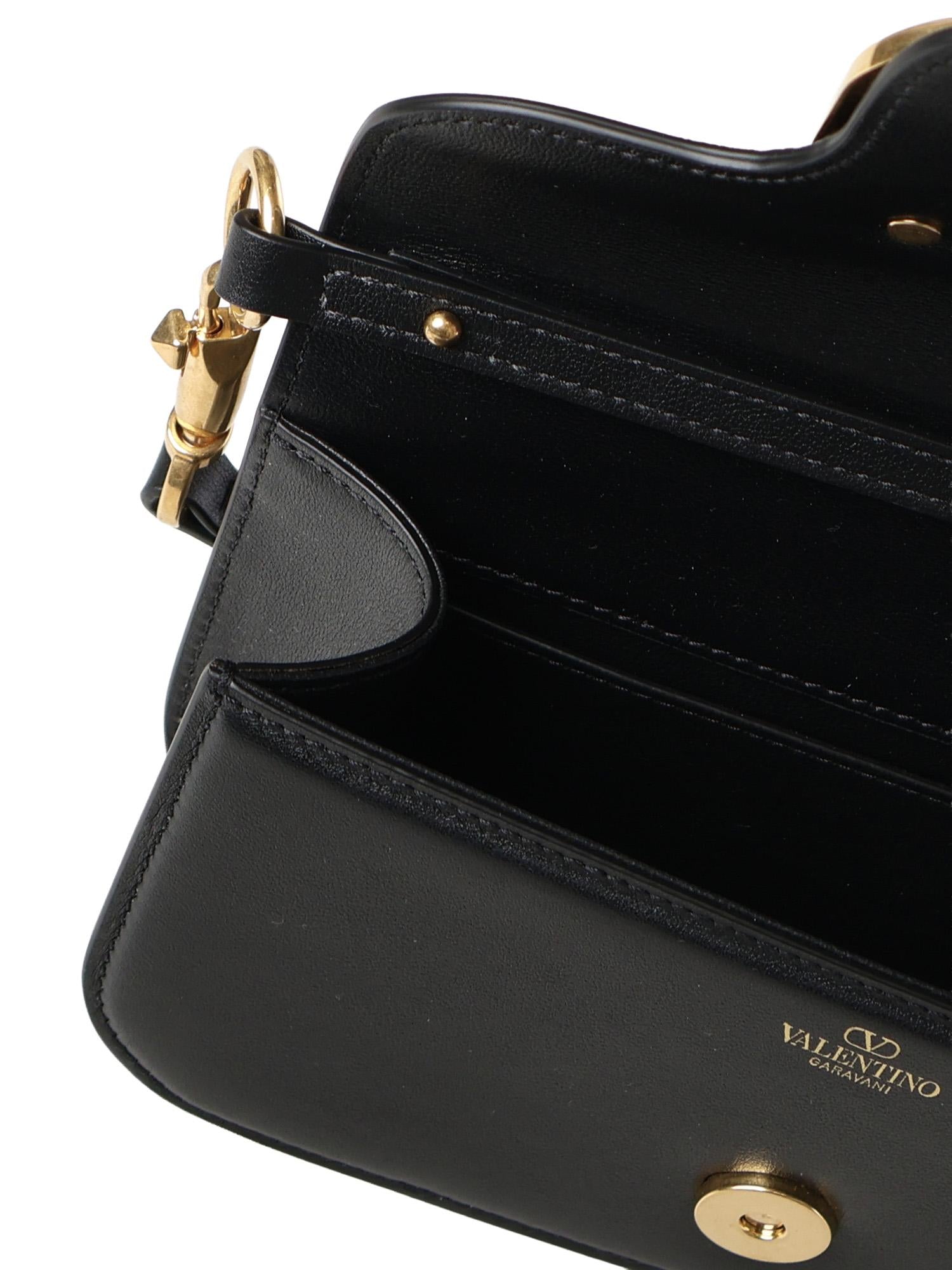 Borsa piccola a spalla Locò in vitello 8W2B0K53 ZXL0NO VALENTINO GARAVANI 