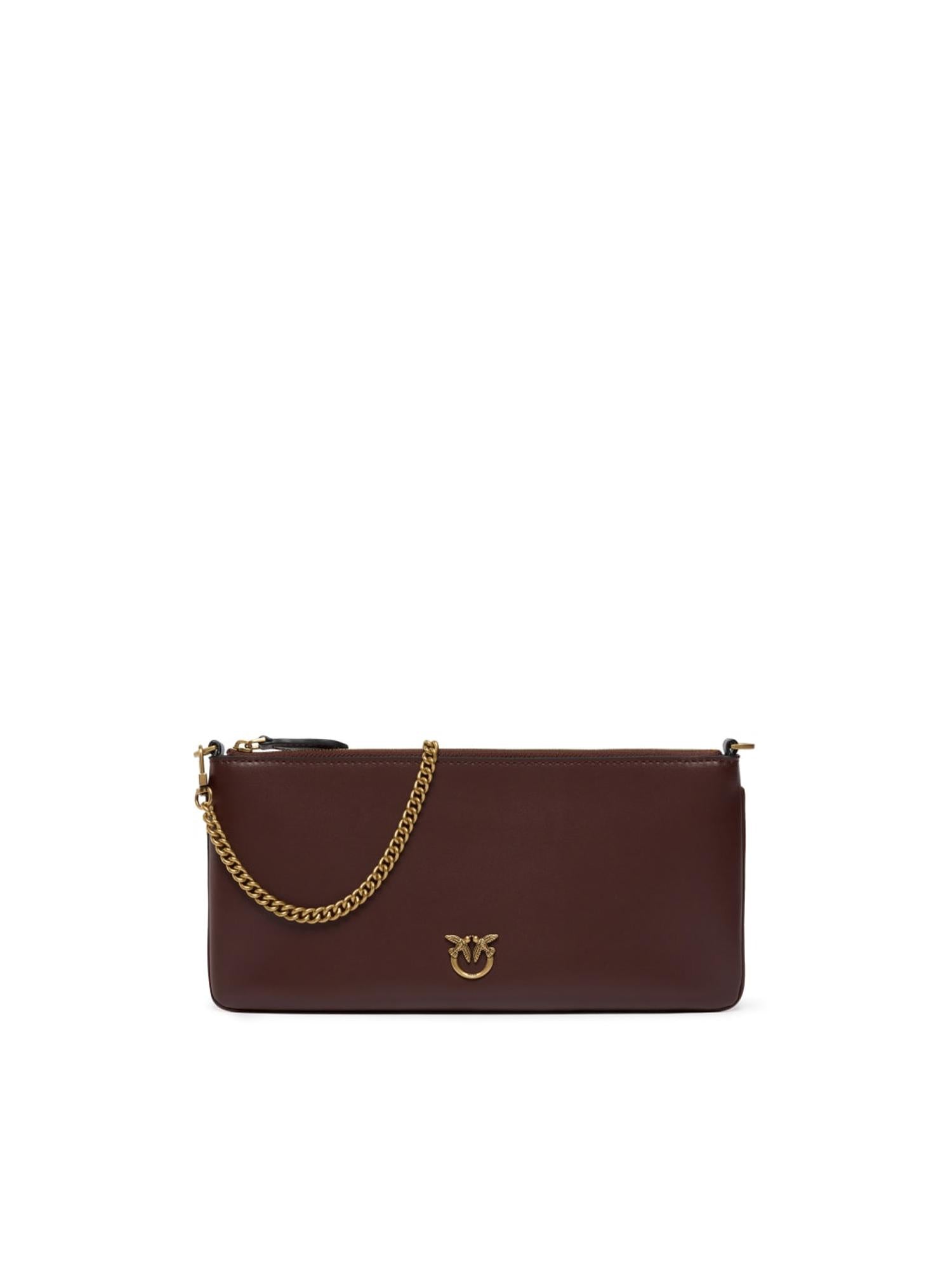 Borsa a tracolla Horizontal Flat in pelle<BR/> 102747 A0F1R49Q PINKO 