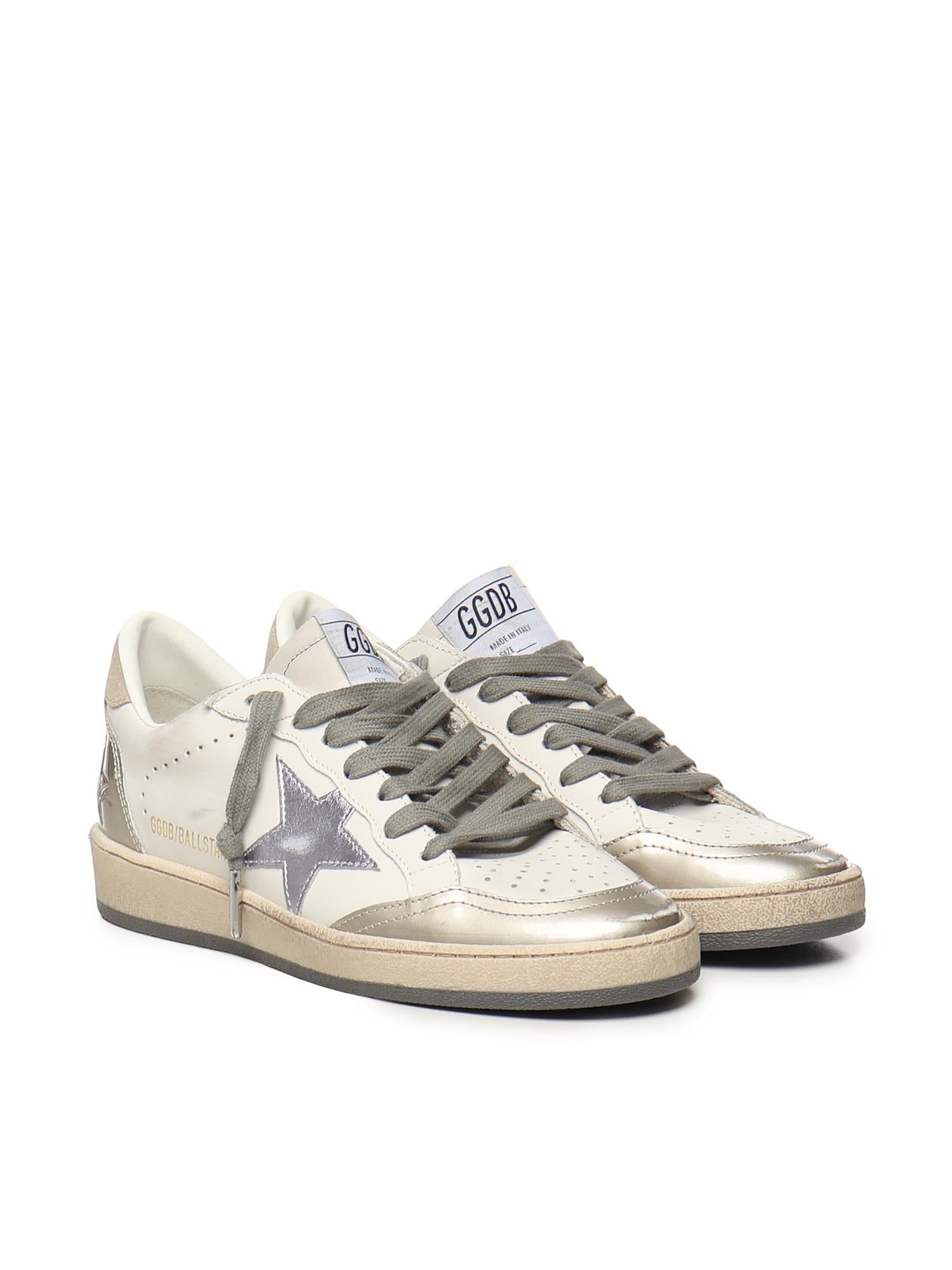 Ball star in nappa stella argento GWF00117 F00747112272 GOLDEN GOOSE 