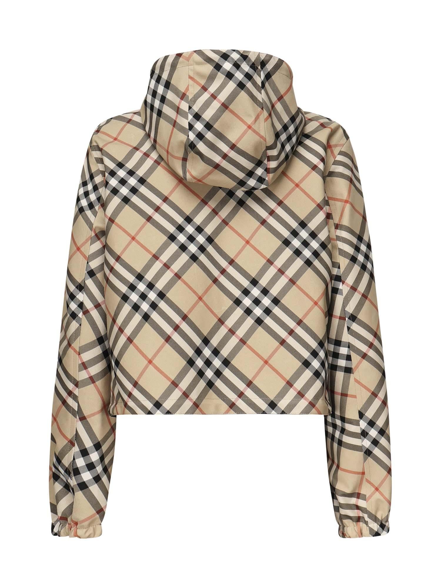 Giacca reversibile cropped Check 8104107 B9368 BURBERRY 