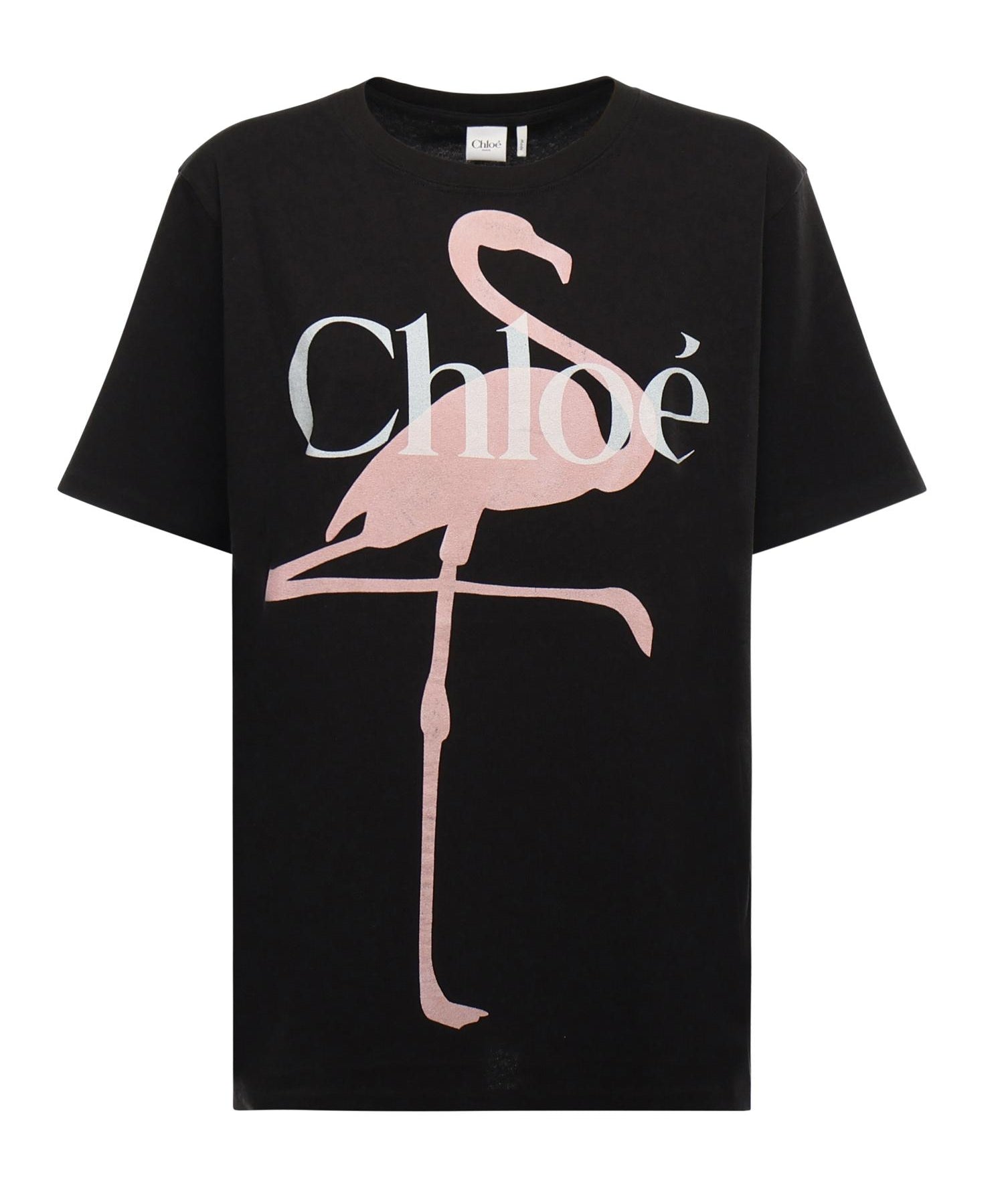 T-shirt in jersey di cotone con logo CH26SJH20807 070 CHLOÉ 