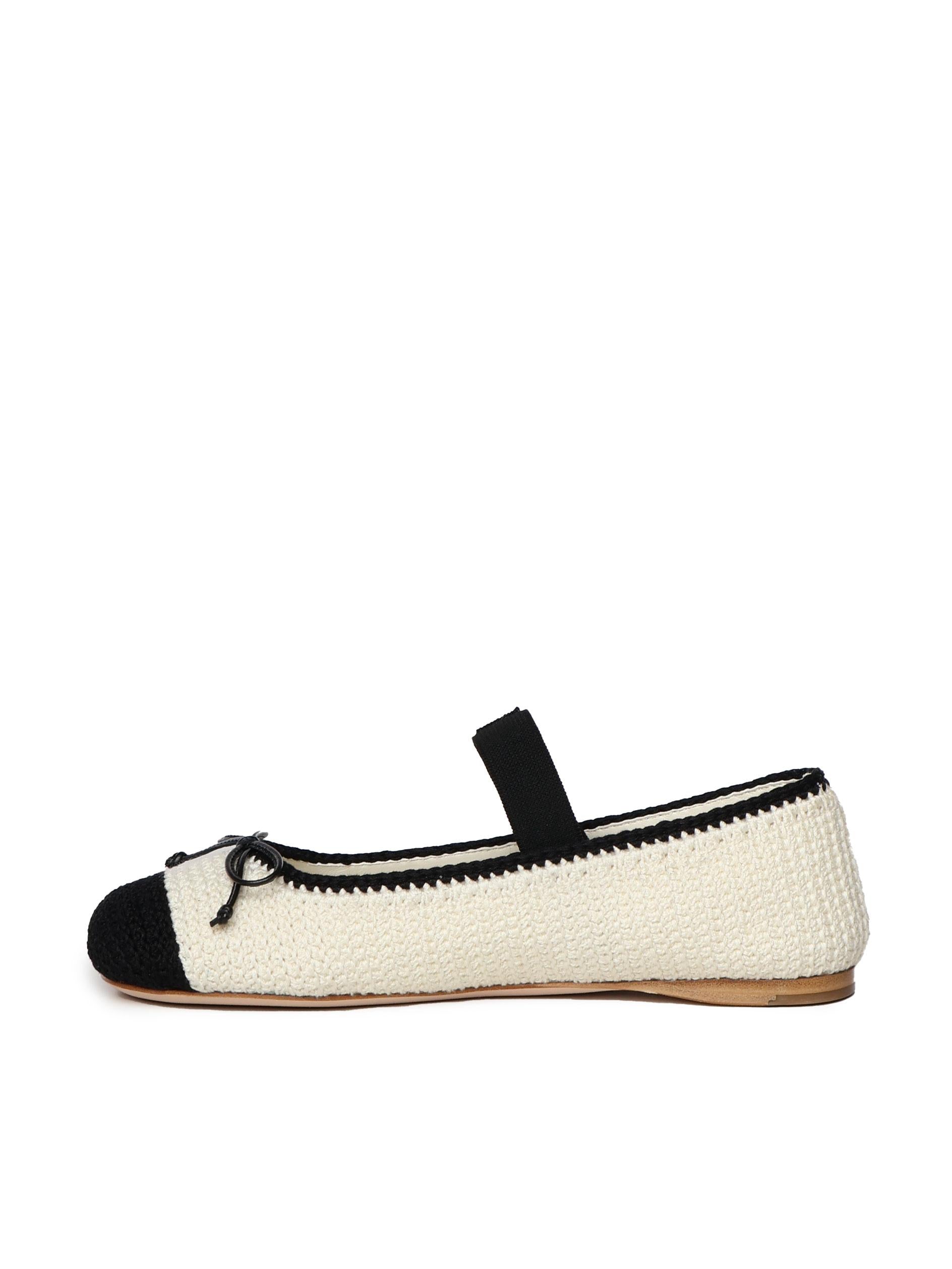 Ballerine in pelle 5F138E 2CQ2F0A72 MIU MIU 