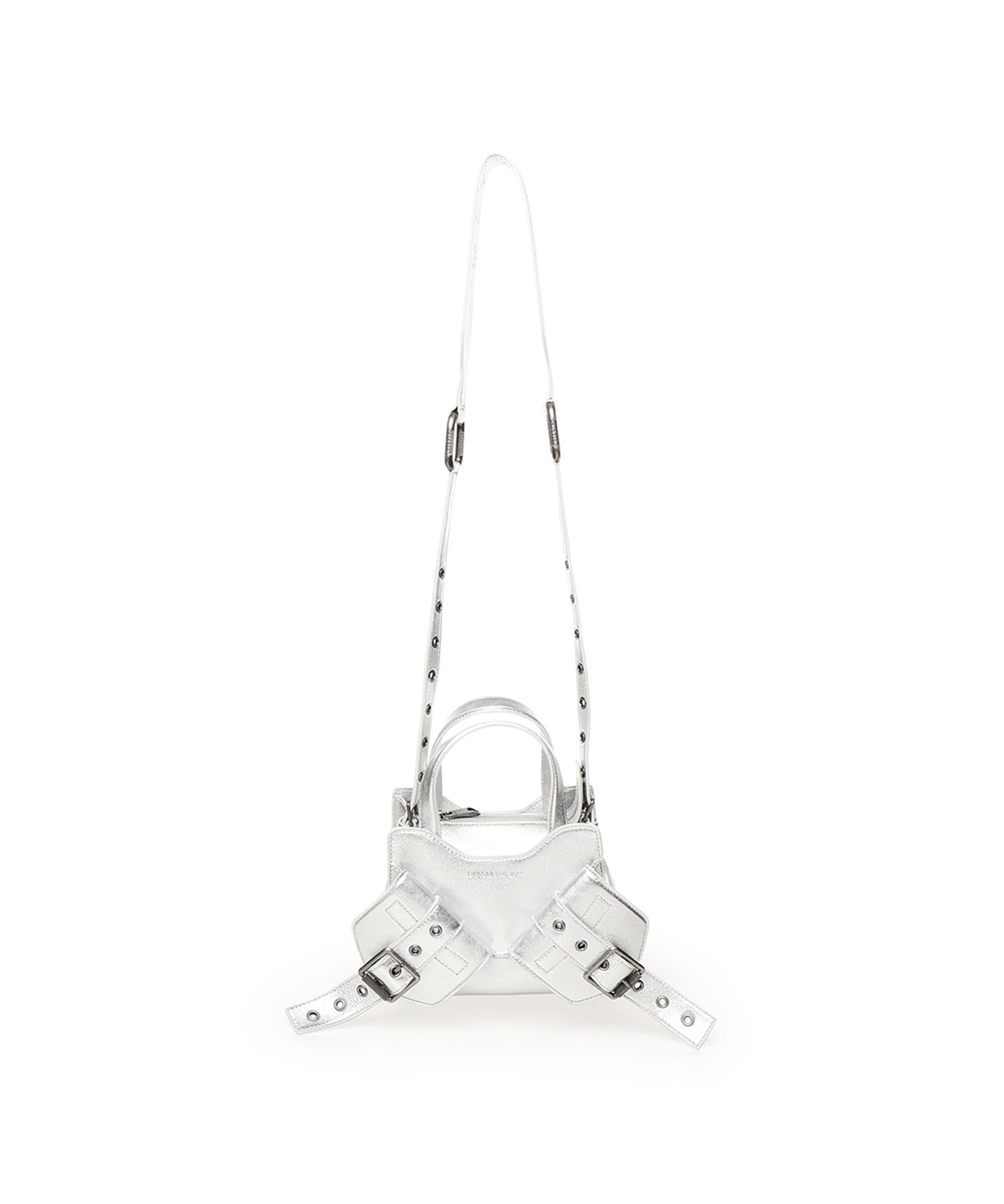 Borsa a spalla Y2K FBBP70004LAM -ARGENTO/SILV ANT BIASIA 