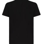 T-shirt con logo<BR/> RMP25478TS BLACK JOHN RICHMOND 