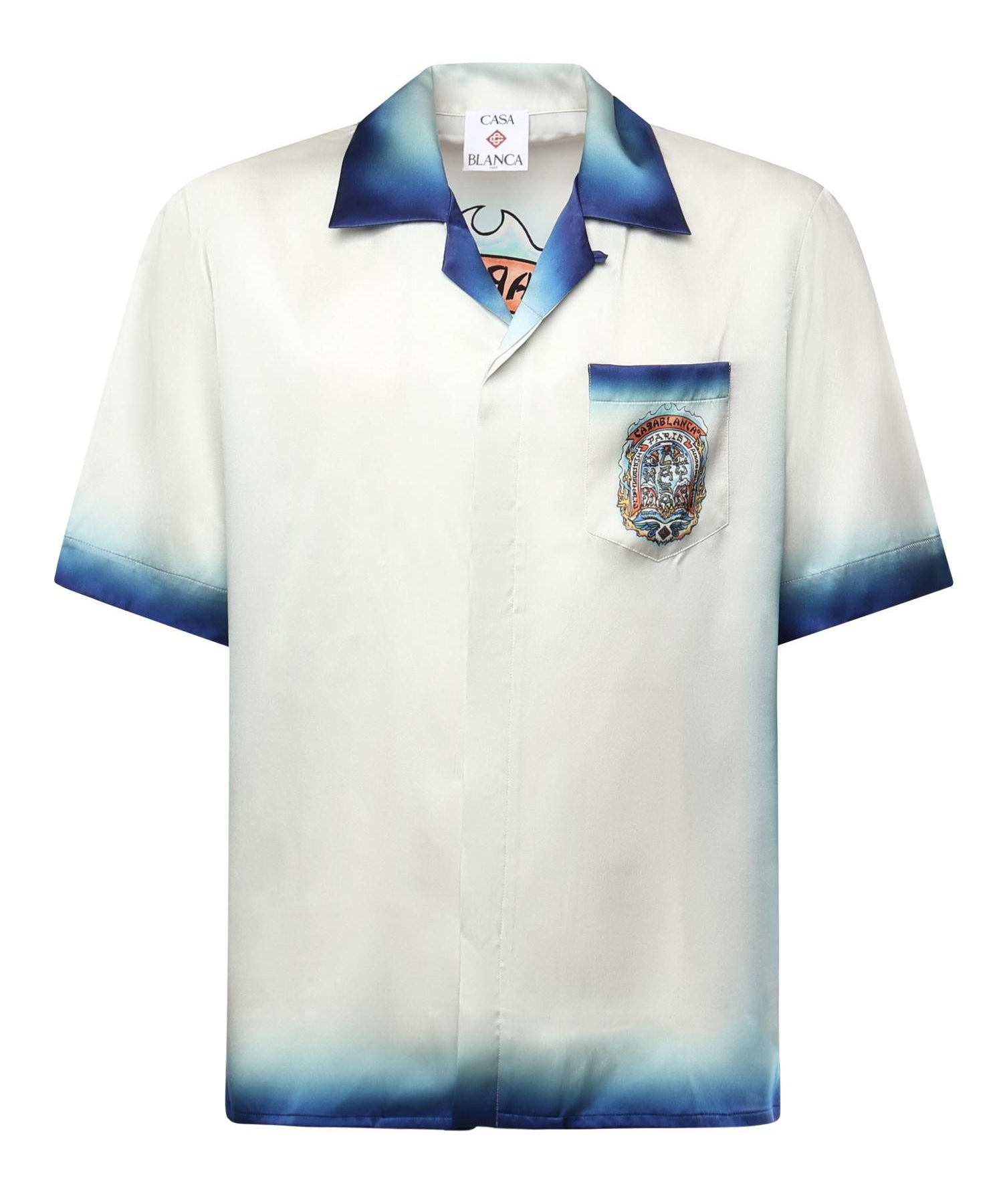 Camicia "Casa Way Skate" in seta UMS25SH03 03 CASABLANCA 