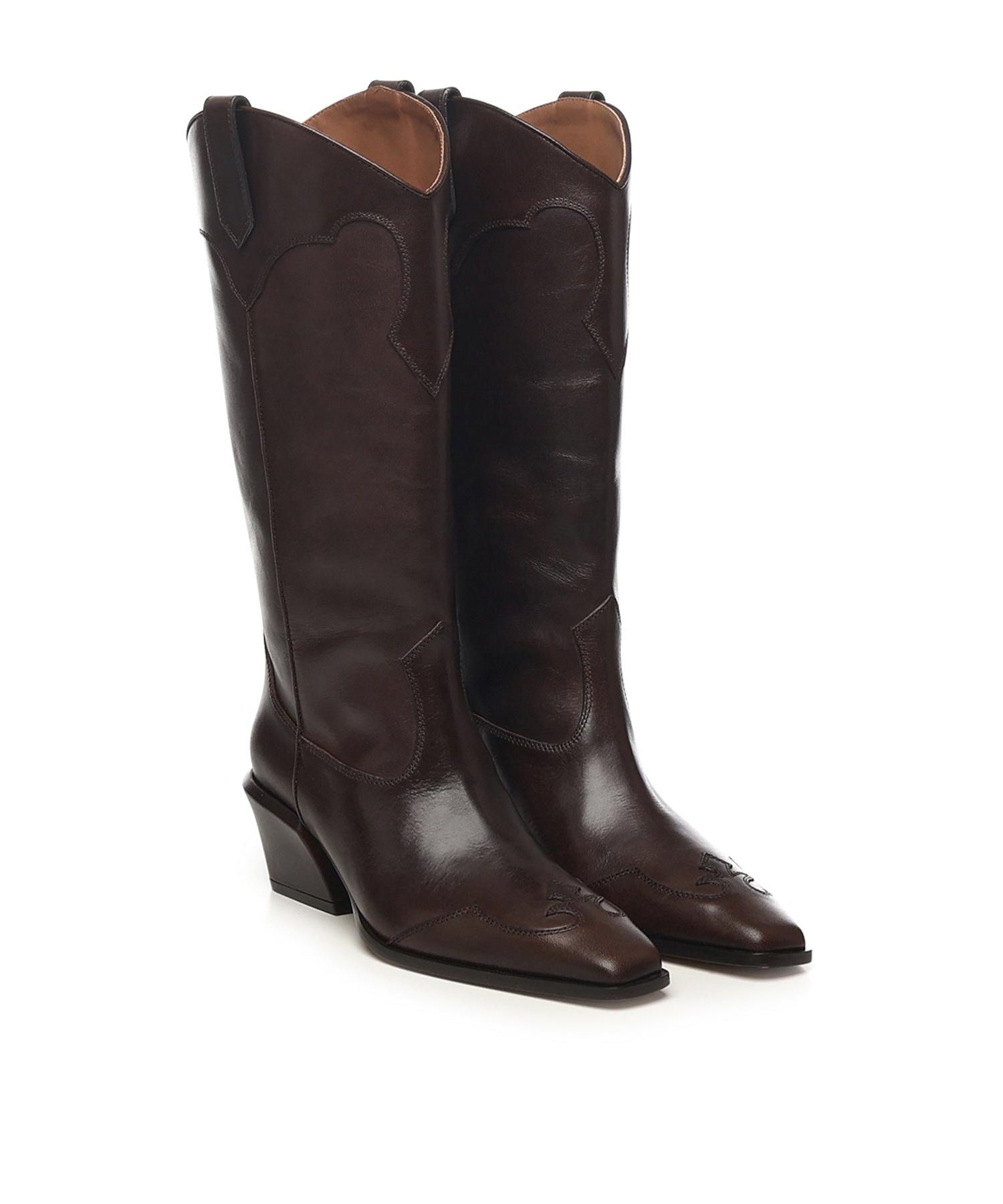 Stivali Bettina western in pelle PX1778XLTVT EBANO PARIS TEXAS 