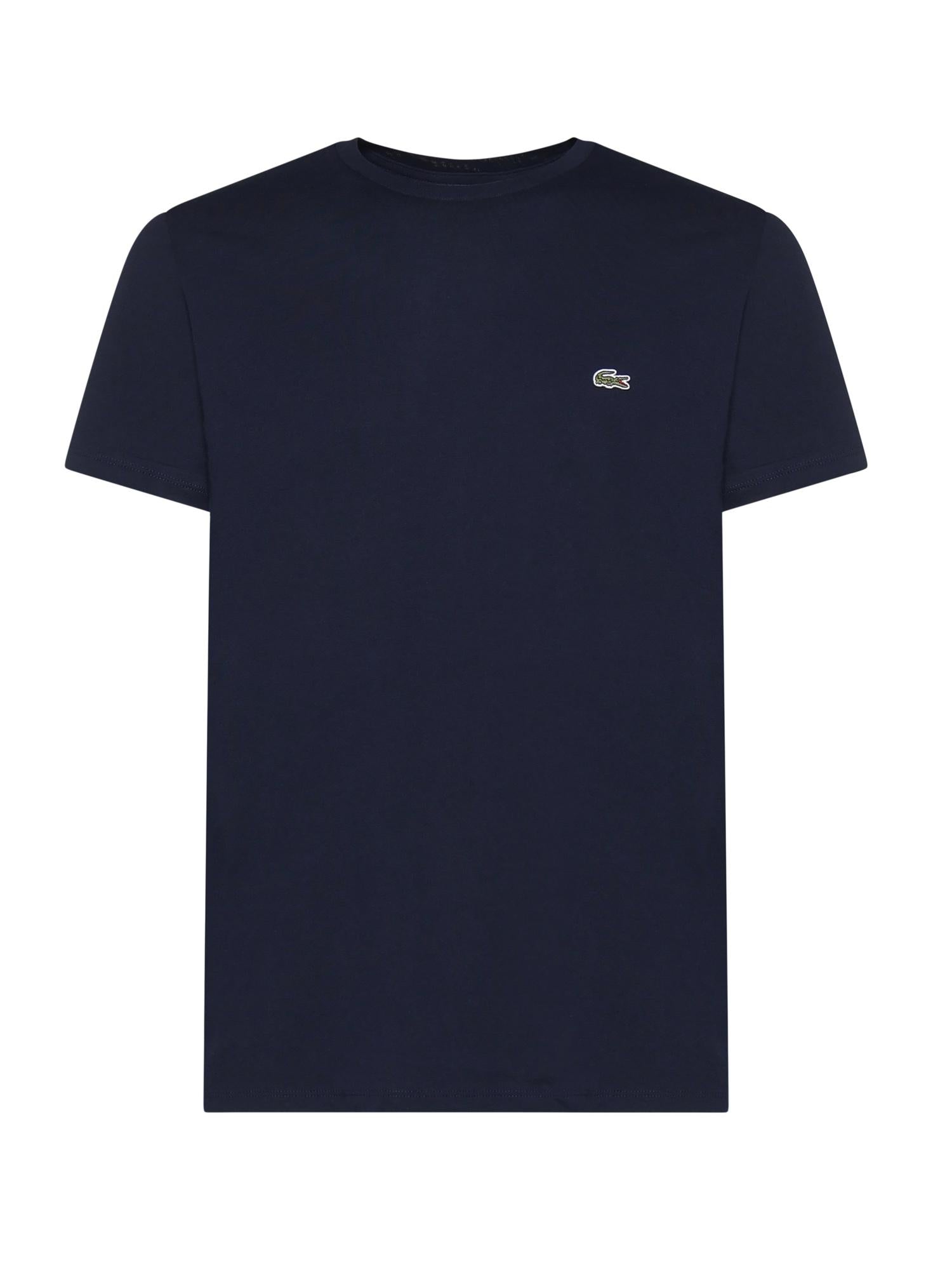 T-shirt in cotone con logo TH6709 166 LACOSTE 