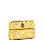 Mini bag Kensington in rafia 5576893999 YELLOW KURT GEIGER 