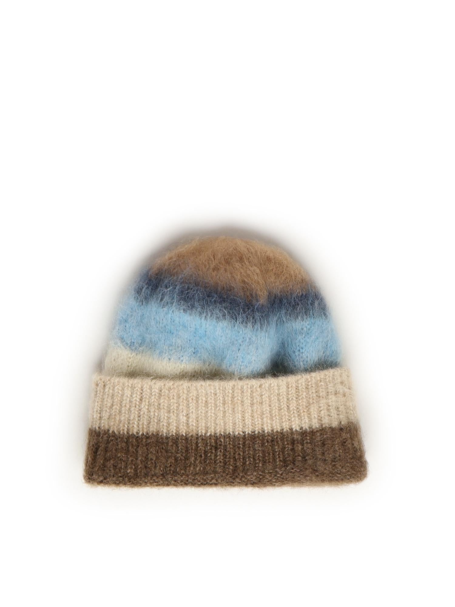 Cappello in mohair con logo 5HC378 2CVDF04BD MIU MIU 