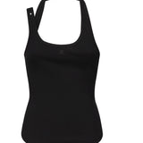 Canotta con fibbia asimmetrica<BR/> 325JDE143JS0194 9999 COURREGES 