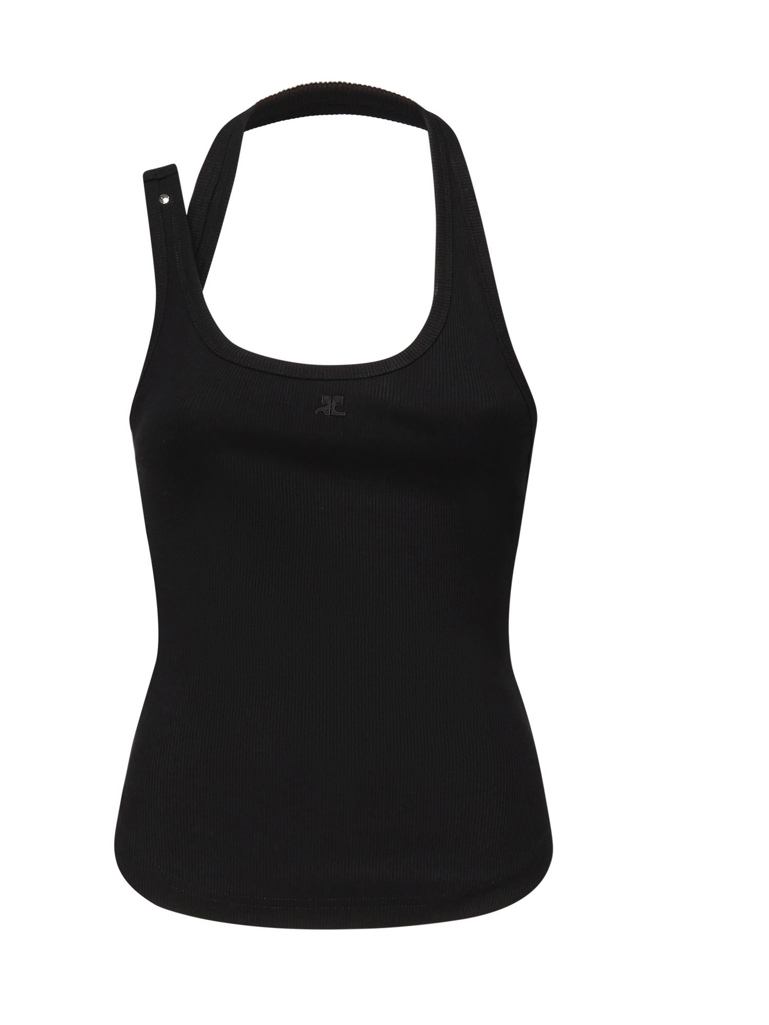 Canotta con fibbia asimmetrica<BR/> 325JDE143JS0194 9999 COURREGES 