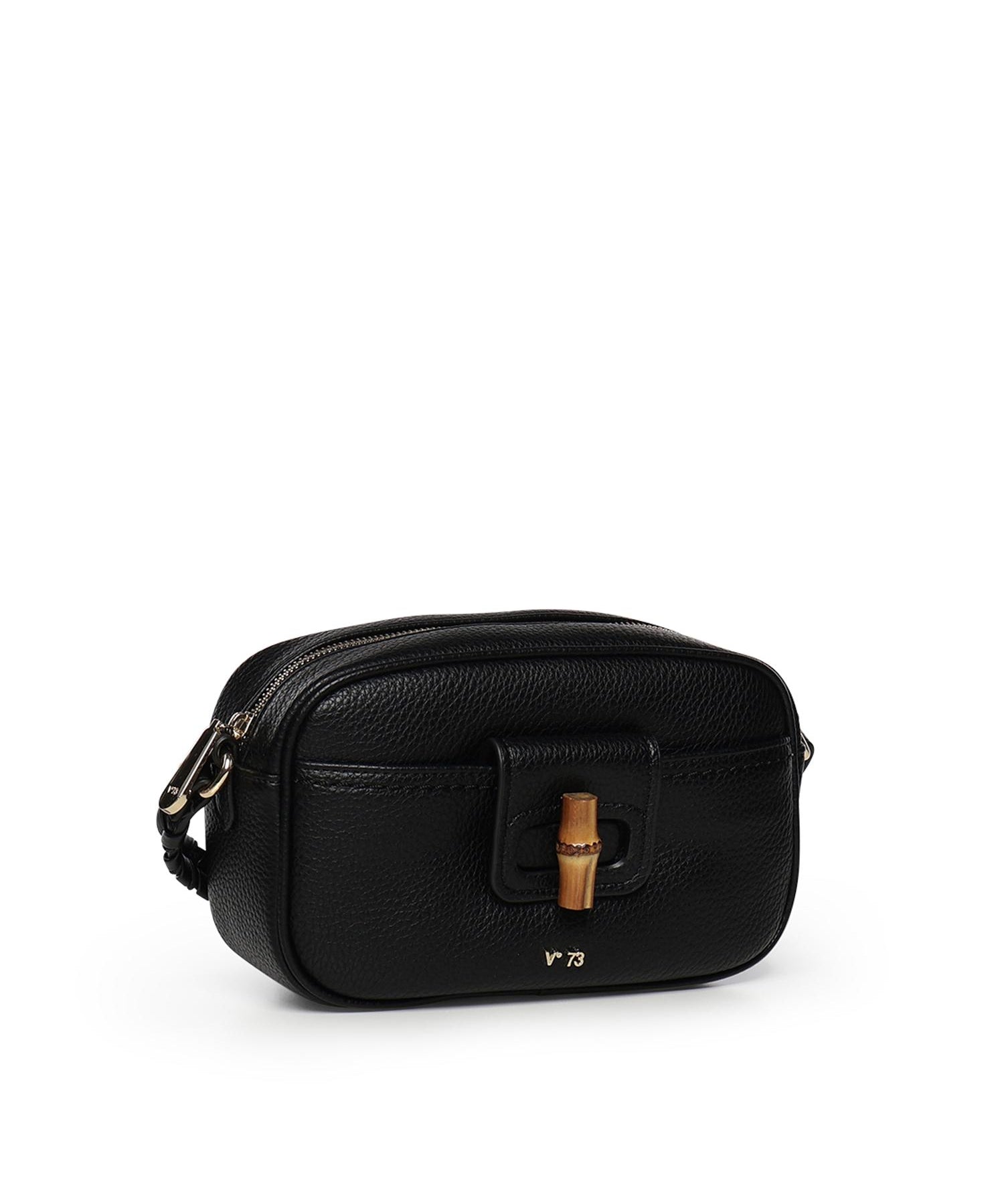 Borsa a tracolla con logo 73BS9M605 BEATRICENERO V° 73 