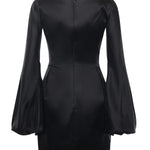 Mini abito con scollo a V 79AJOC66 N0451899 GENNY 