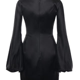 Mini abito con scollo a V 79AJOC66 N0451899 GENNY 