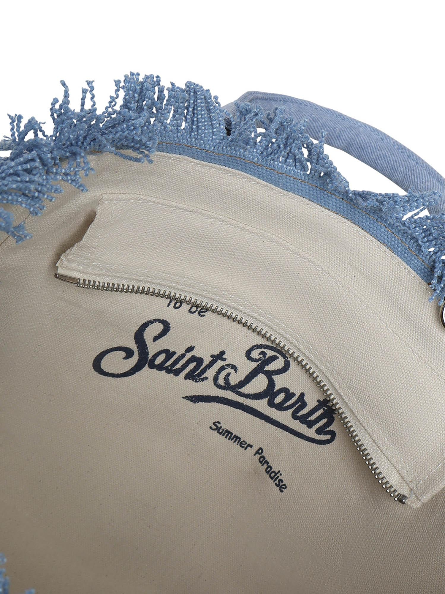 Borsa Colette in denim COL0001 00426L MC2 SAINT BARTH 