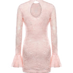 Mini abito con volant in rete 115227 1809 ROTATE 