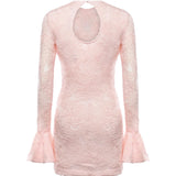 Mini abito con volant in rete 115227 1809 ROTATE 