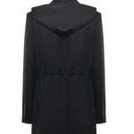 Giacca con cappuccio e coulisse 106117 A30CZ99 PINKO 