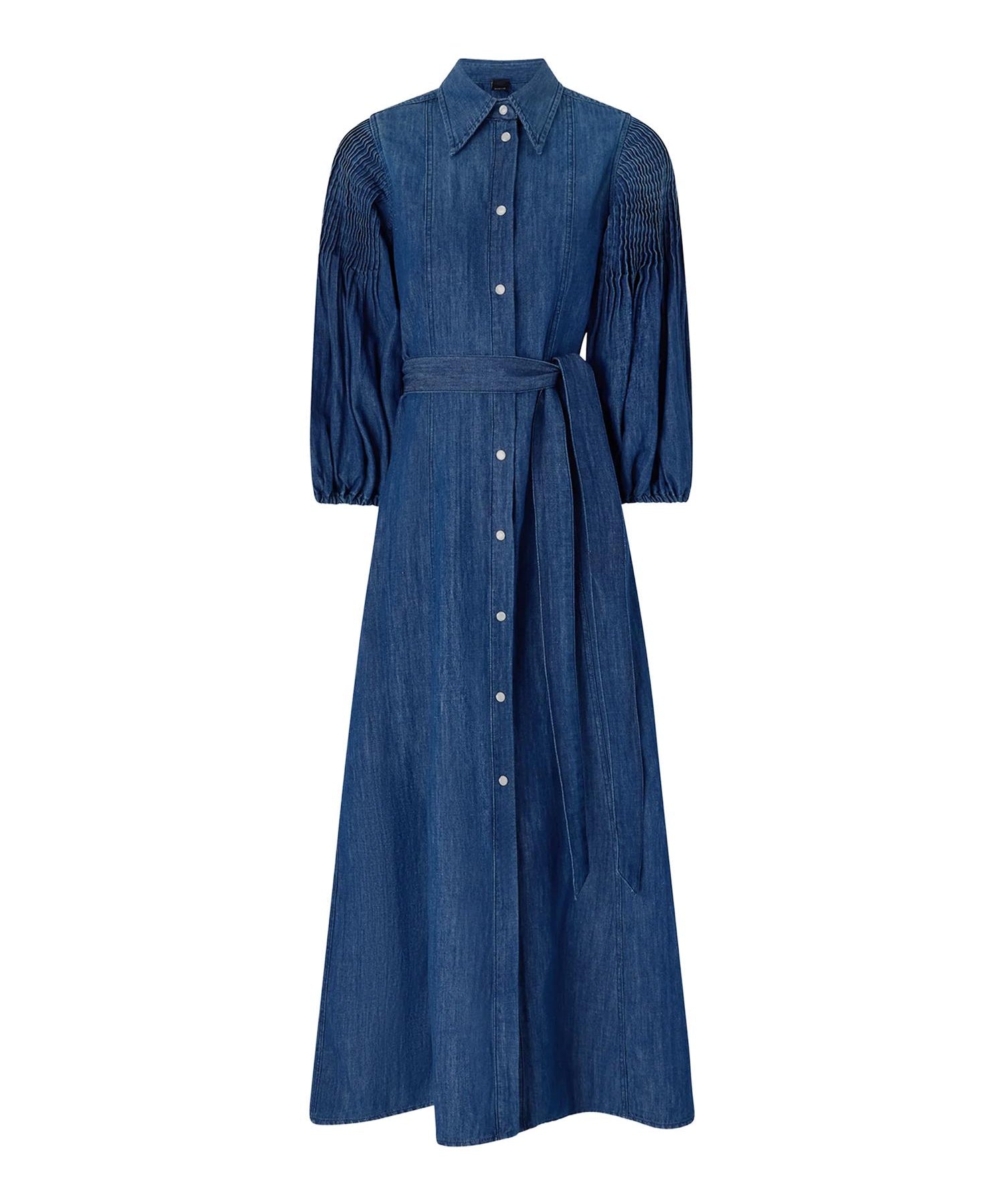 Abito chemisier lungo in denim 106401 A33JPJL PINKO 
