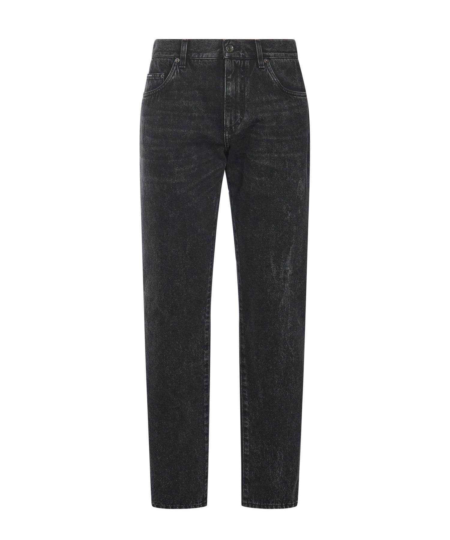 Jeans classico in denim GP02XD G8ND8S9001 DOLCE & GABBANA 