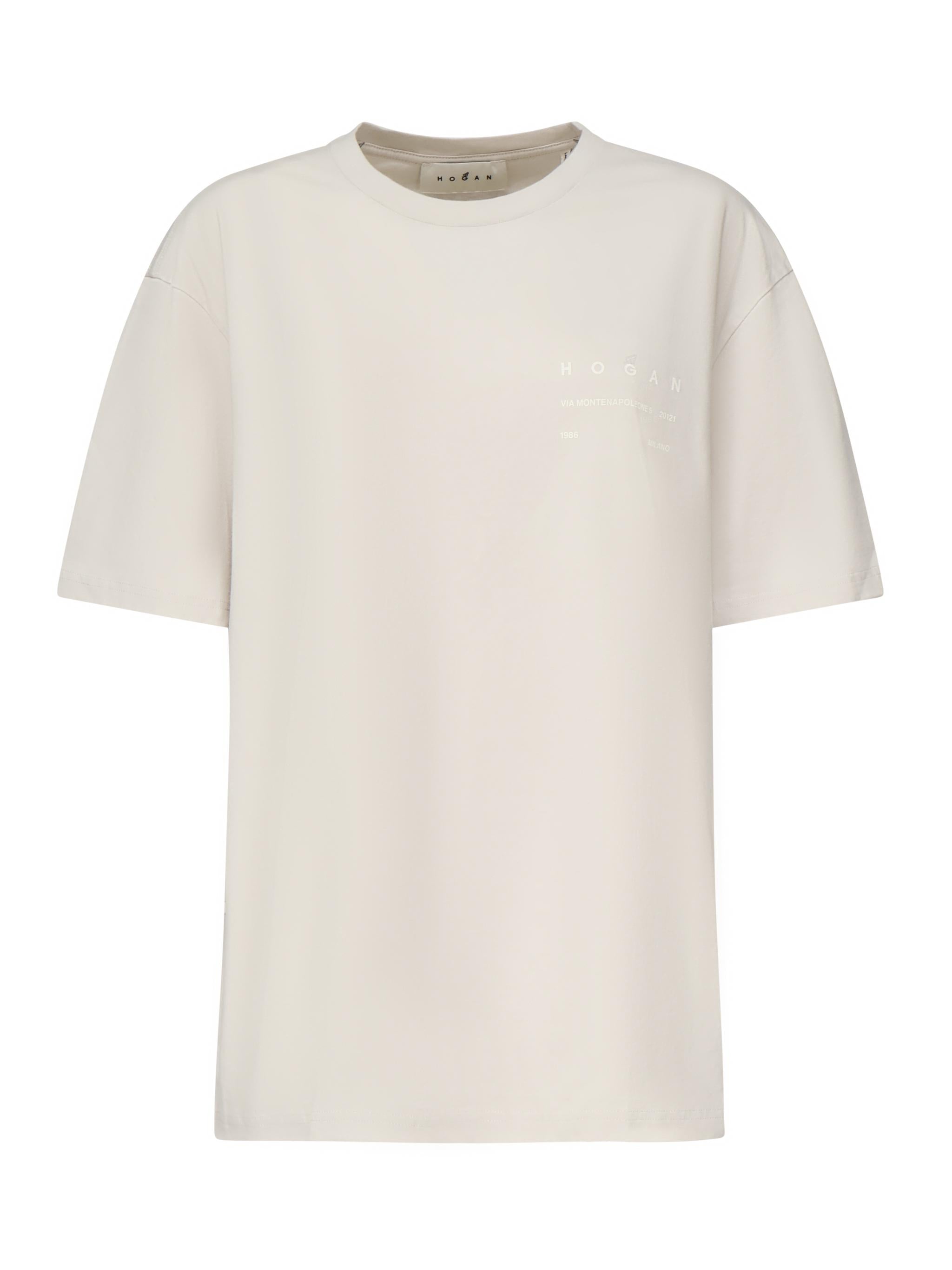 T-shirt con logo KQUB3492020WNR B204 HOGAN 