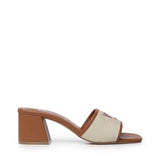 Mules Responsible 73 con logo 73SC9Y701CAN RESPONSIBLE 73 MULENATURALE/CUOIO V° 73 