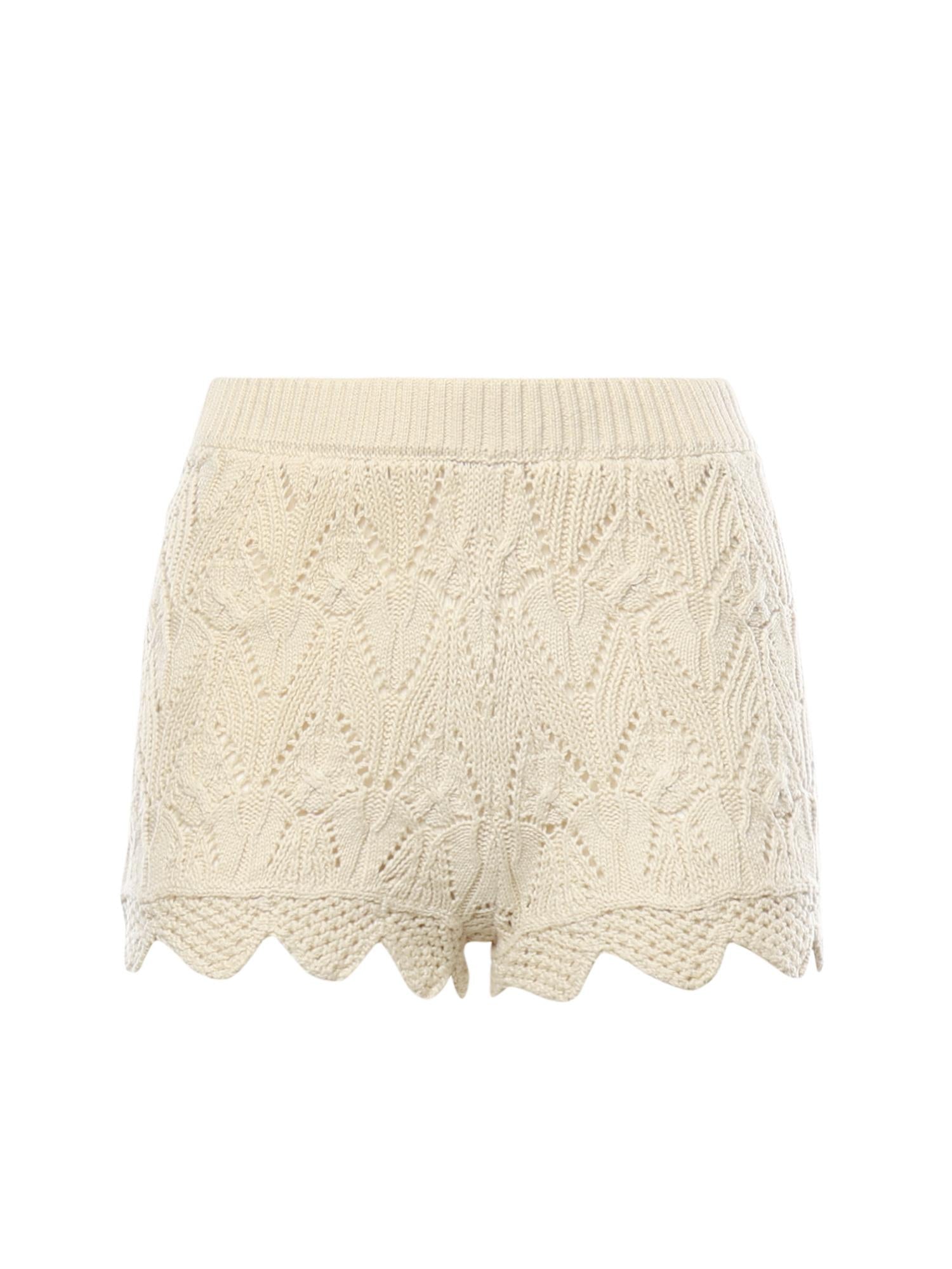 Shorts Lelia in cotone KB0047 CREAM FOR LOVE & LEMONS 
