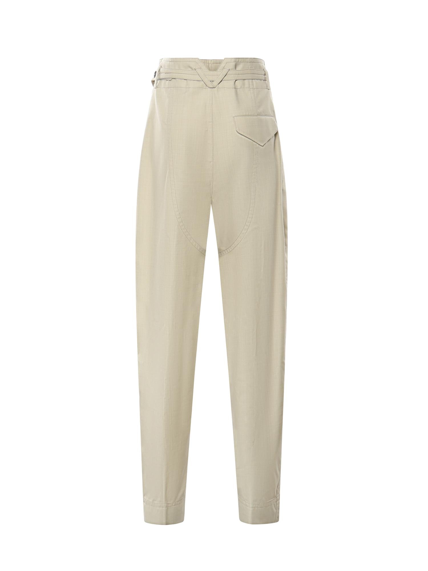 Pantaloni in cotone e lana leggera 866704 V6DG02159 BOTTEGA VENETA 