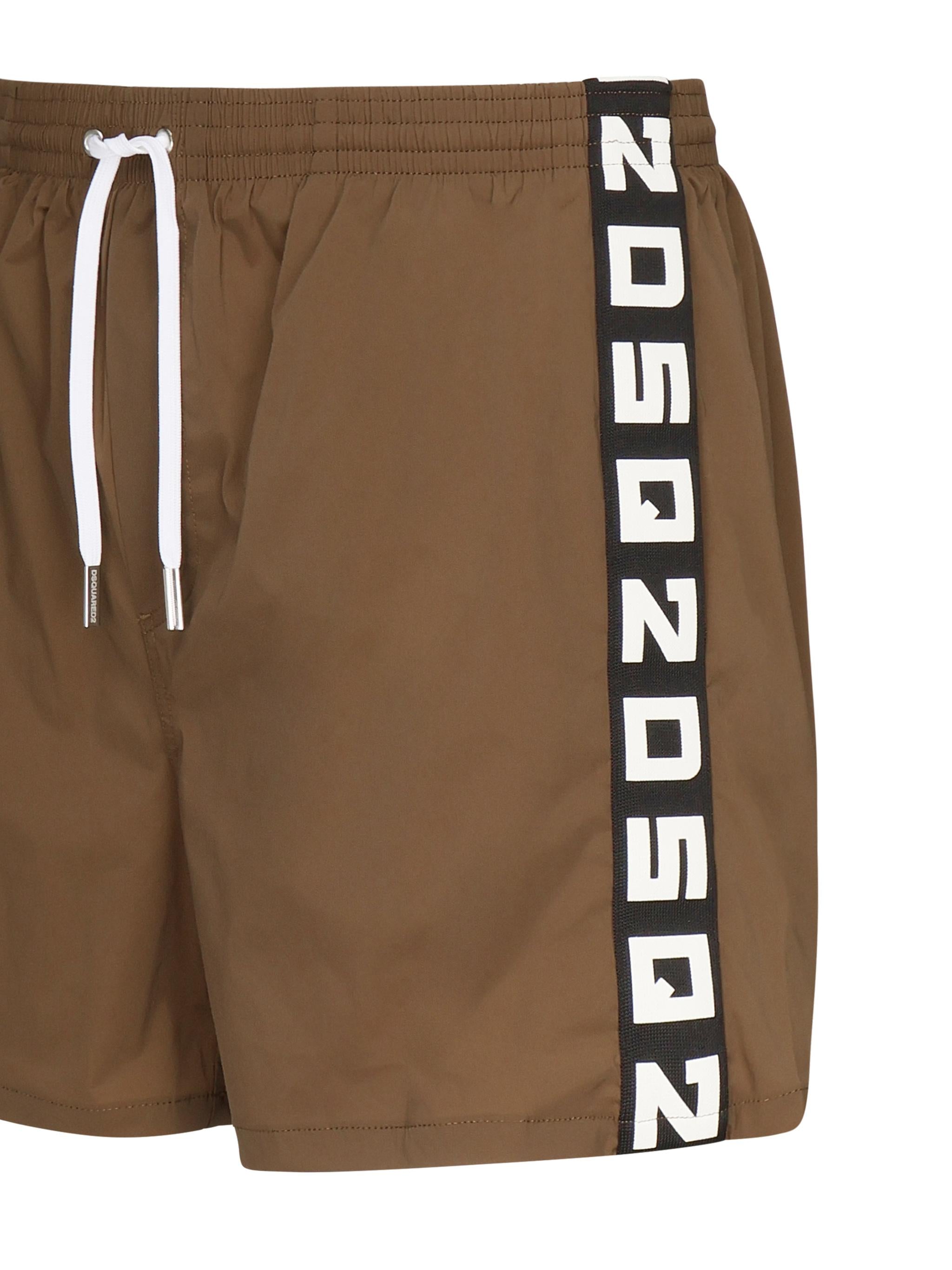 Boxer midi con logo D7B626060 217 DSQUARED2 