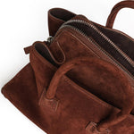 Top handle La Passeggiata Mini in suede 260WAH00063 LBT007AA850 THE Attico 