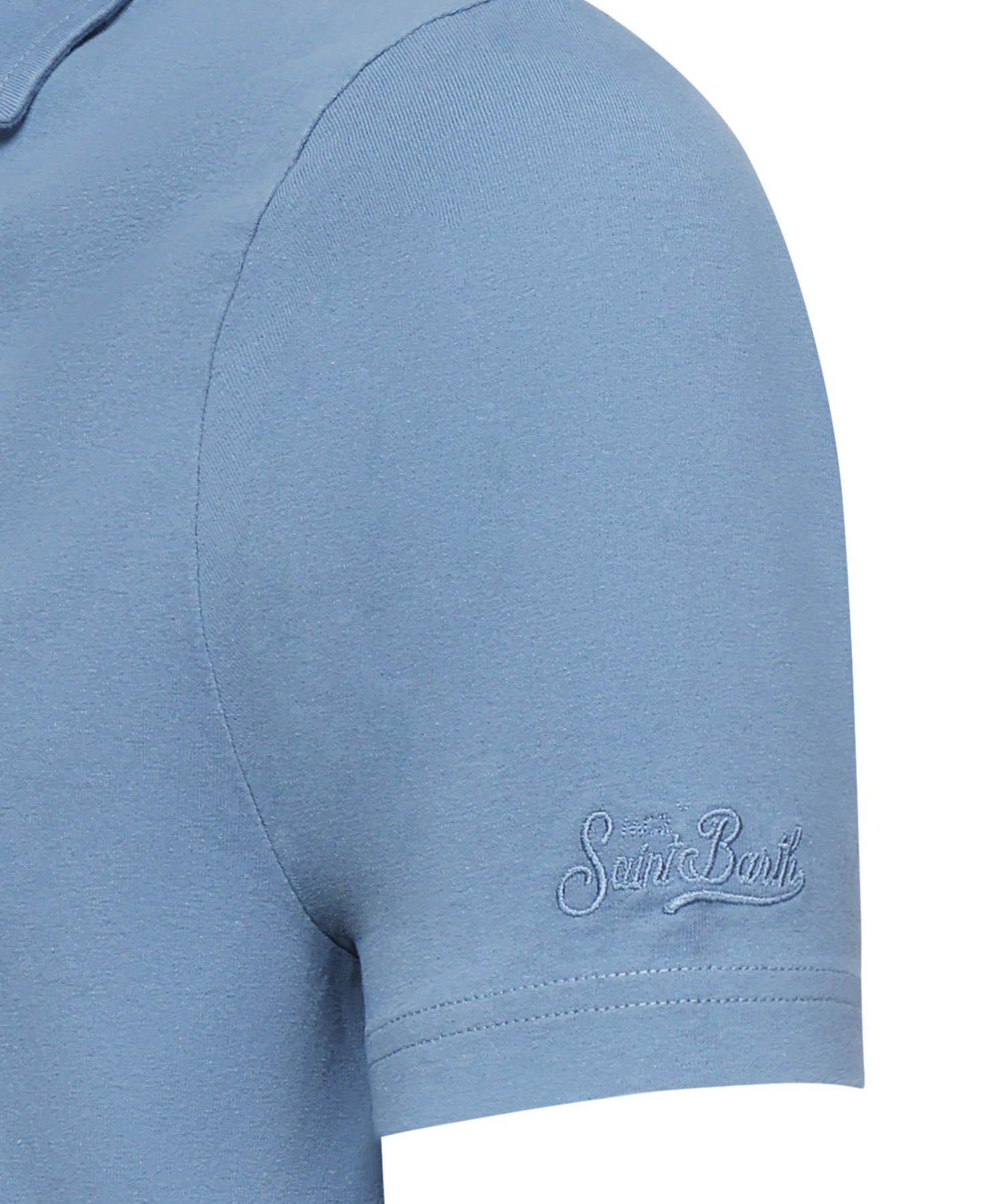 Polo Brighton con logo BRGH001 00110H MC2 SAINT BARTH 