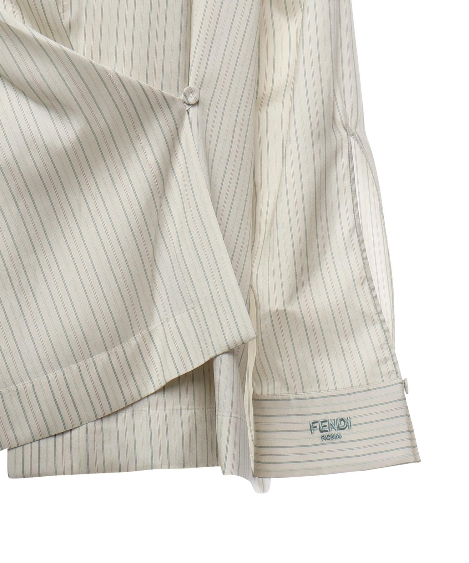 Camicia in seta a righe FS8287 AYNPF1T6E FENDI 