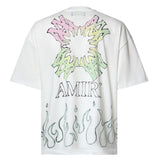 T-shirt Ma Quad Flames in cotone AMTOJR1148 127 AMIRI 