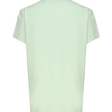 T-shirt in cotone con logo circolare 6J0273 3SPY533442 STELLA McCARTNEY 