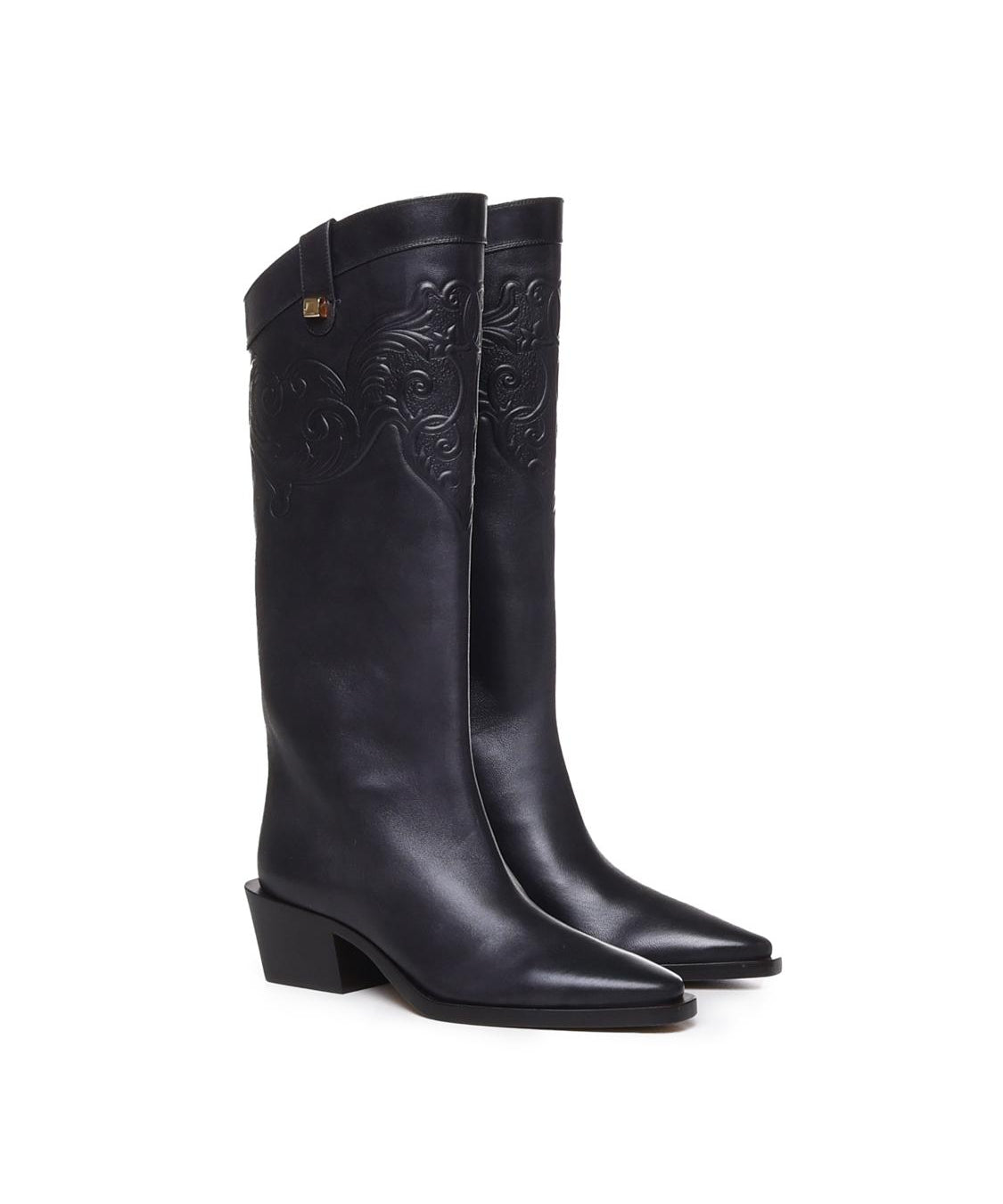 Stivali camperos Sienna SIENNA NAPPA LEATHERVEGGY BLACK MAISON SKORPIOS 