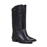 Stivali camperos Sienna SIENNA NAPPA LEATHERVEGGY BLACK MAISON SKORPIOS 