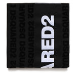Telo mare in cotone con logo D7P006610 010 DSQUARED2 