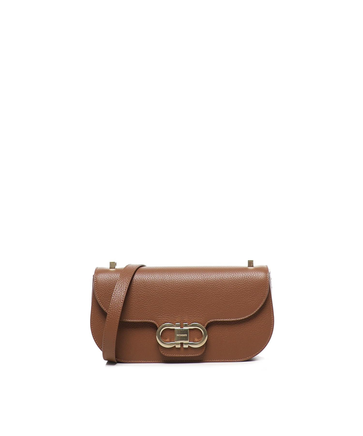 Mini bag a tracolla Double Gancini<BR/> 21A073 784613006 FERRAGAMO 