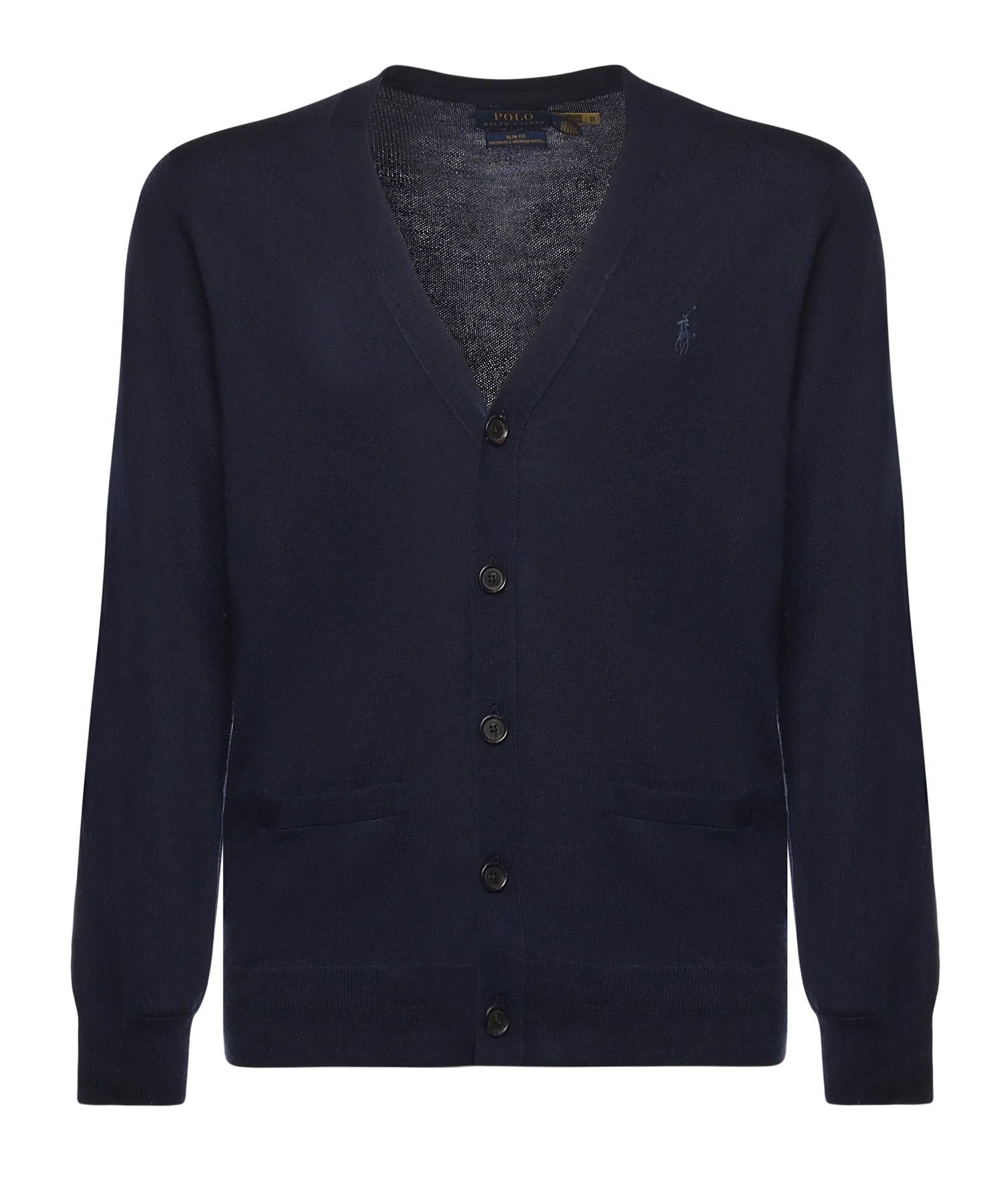 Cardigan con logo <BR/> 710946144 001 POLO RALPH LAUREN 