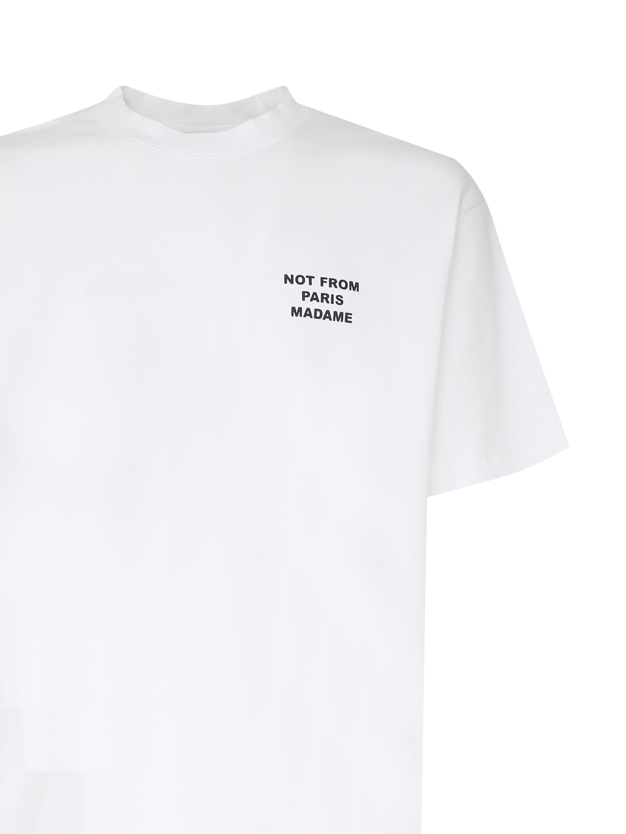 T-shirt con stampa in cotone PERMTS203CO002 OPW Drôle de Monsieur 