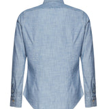 Camicia cotone denim K75CAMK08TES0I185 11N ELEVENTY 
