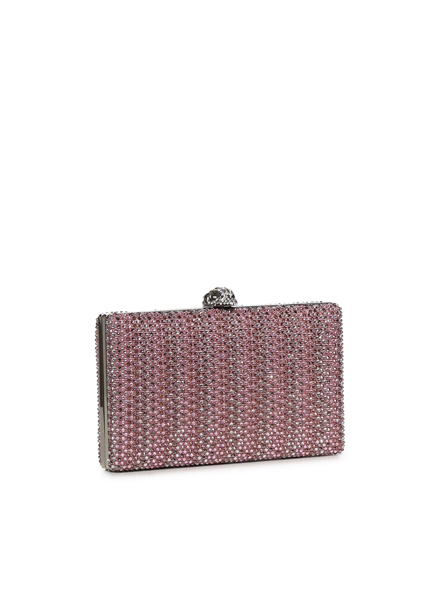 Clutch Crystal Kensington con cristalli 5569657609 PINK KURT GEIGER 