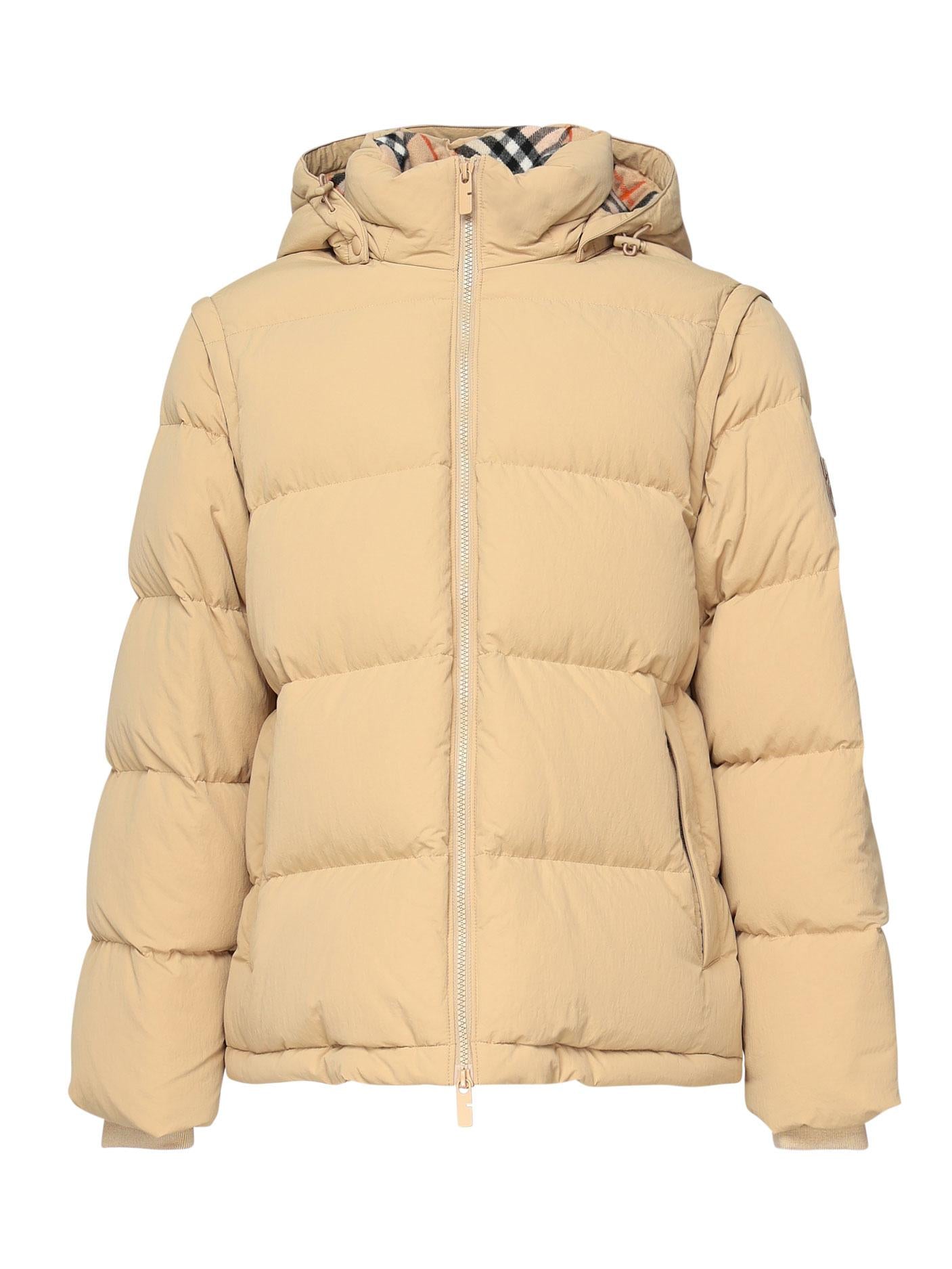 Piumino in nylon con maniche staccabili 8097944 C1901 BURBERRY 